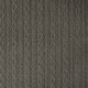 Coupon 3m Tissu Maille Jersey Effet Tressé Kaki