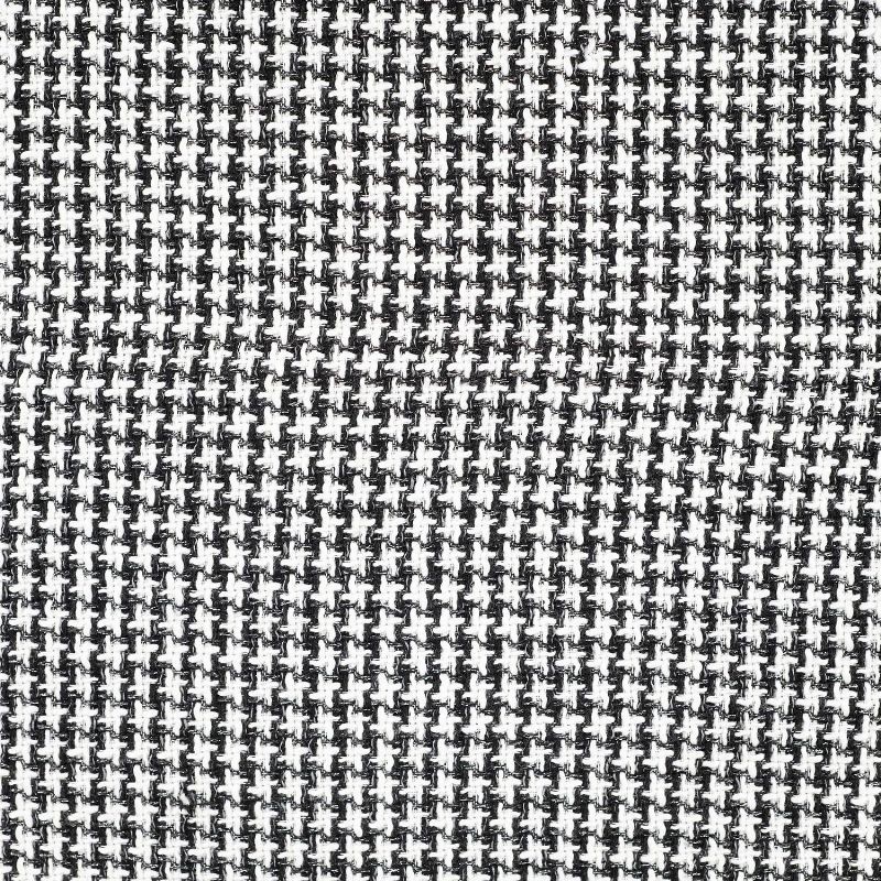 Coupon 3m Tissu Tweed Noir 