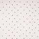 Coupon 3m Tissu Popeline de Coton Imprimé Fraise 