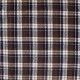 Coupon 3m Tissu Flanelle Imprimé Carreaux Marron 