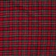 Coupon 3m Tissu Flanelle Imprimé Carreaux Rouge Vert et jaune