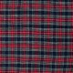 Coupon 3m Tissu Flanelle Imprimé Carreaux Rouge et Vert