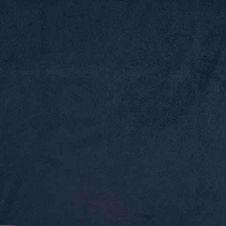 Coupon 3m Tissu Polaire Double Face Bleu Denim