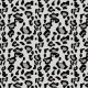 Coupon 3m Tissu Polaire Imprimé Leopard Gris 