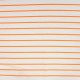 Coupon 3m Tissu French Terry Neon Rayure Orange