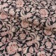 Coupon 3m Tissu Blockprint Impression Tampons Mains Floral Multico
