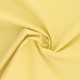 Coupon 3m Tissu Coton Uni Jaune Tendre