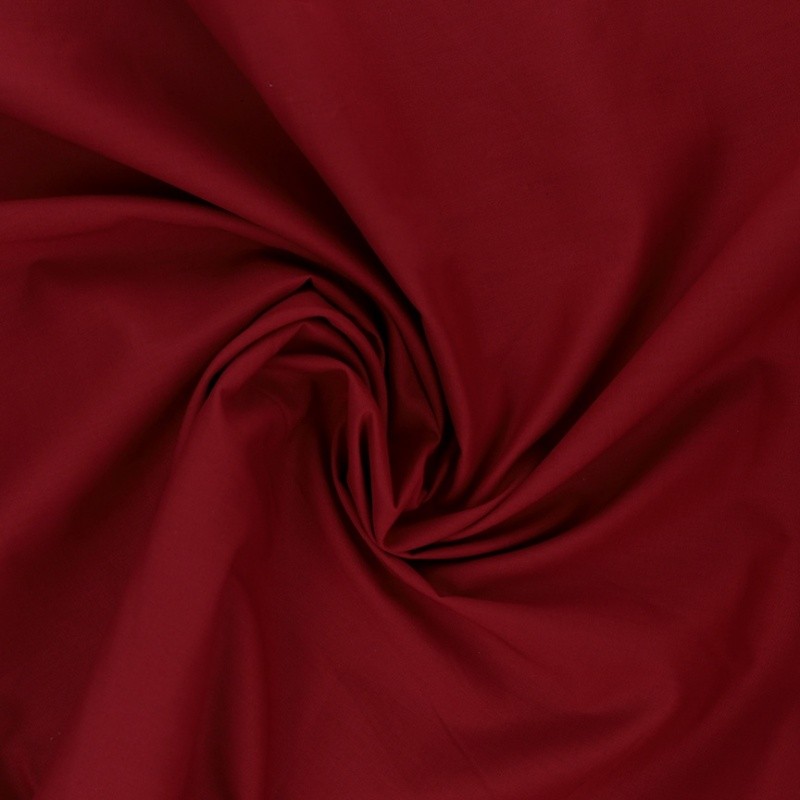 Coupon 3m Tissu Coton Uni Chili Pepper 