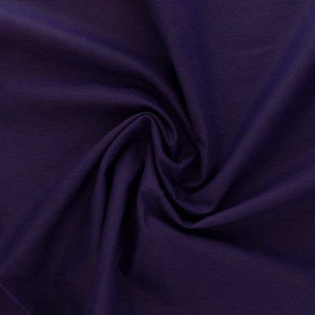 Coupon 3m Tissu Coton Uni Violet