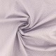 Coupon 3m Tissu Coton Imprimé Pois Mauve