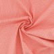 Coupon 3m Tissu Coton Imprimé Pois Rose