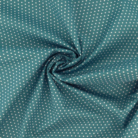 Coupon 3m Tissu Coton Imprimé Pois Canard