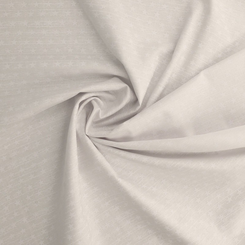 Coupon 3m Tissu Coton Imprimé Etoile