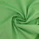 Coupon 3m Tissu Coton Imprimé Pois Vert