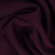 Coupon 3m Tissu Gabardine Viscose Polyester Uni Violet Prune