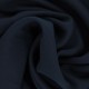 Coupon 3m Tissu Gabardine Viscose Polyester Uni Bleu Marine