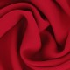 Coupon 3m Tissu Gabardine Viscose Polyester Uni Rouge