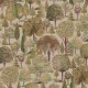 Coupon 3m Tissu Wandering Tree Wood Fond Coloris Lin Digital 