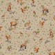 Coupon 3m Tissu Animal Forest Dream Fond Coloris Lin Digital 
