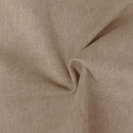 Coupon 3m Tissu Vintage Uni Coloris Lin