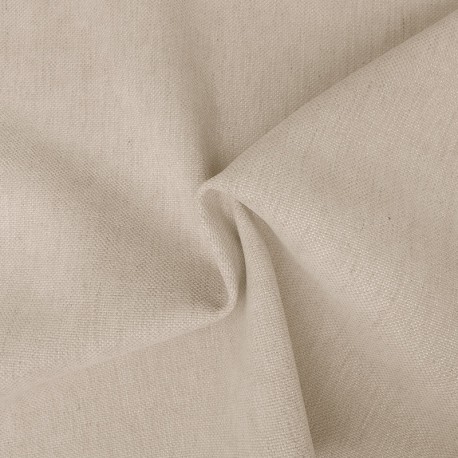 Coupon 3m Tissu Vintage Uni Ecru
