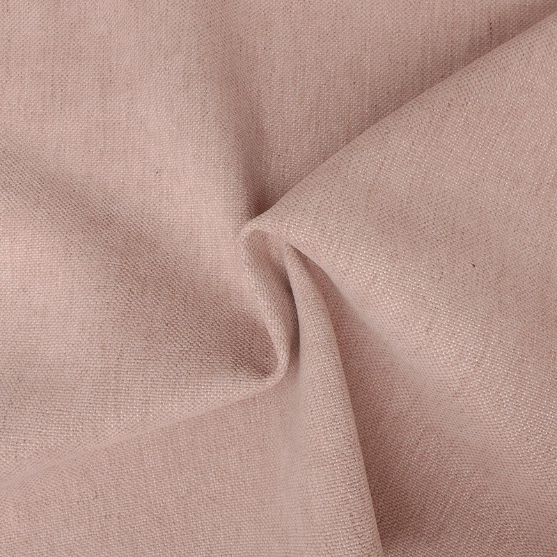 Coupon 3m Tissu Vintage Uni Bois De Rose 