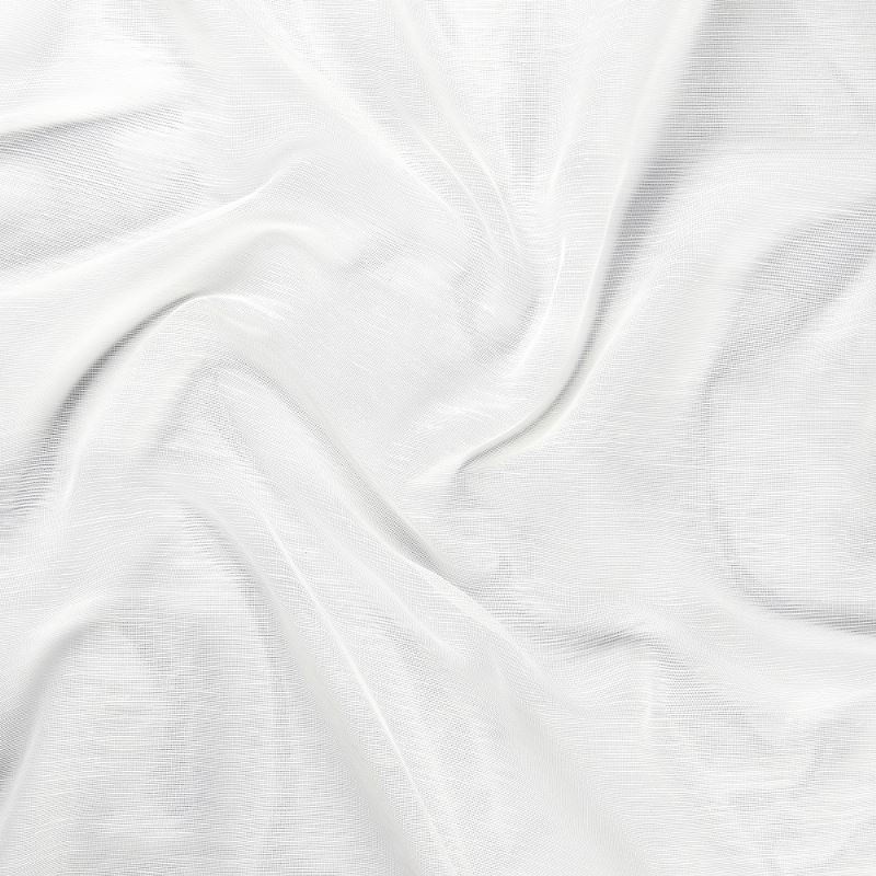 Coupon 3m Voilage Maille Uni Blanc Boheme 