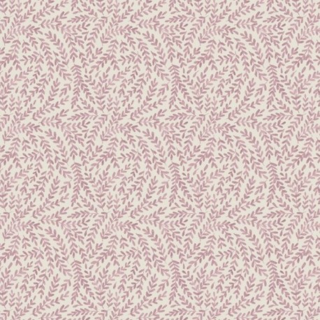 Coupon 3m Tissu Toile Loneta Nox Rose
