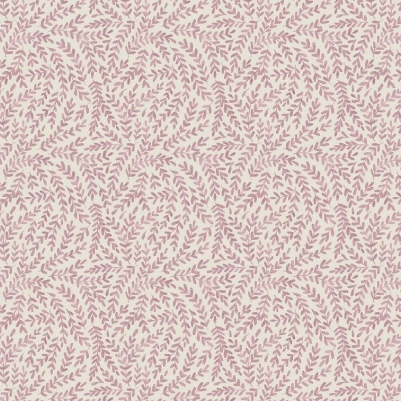 Coupon 3m Tissu Toile Loneta Nox Rose