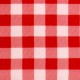 Coupon 3m Toile Vichy Rouge Cirone