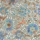 Coupon 3m Toile Coton Lin Sain Bleu 