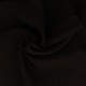 Coupon 3m Tissu Crêpe Viscose Uni Noir 