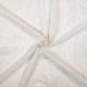 Coupon 3m Tissu Etamine Polylin Paula Fil Chenillé Coloris Lin