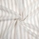 Coupon 3m Tissu Etamine Rayée Vasco Coloris Lin 
