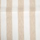 Coupon 3m Tissu Etamine Rayée Gamma Ocre 
