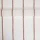 Coupon 3m Tissu Etamine Rayée Montego Terracotta