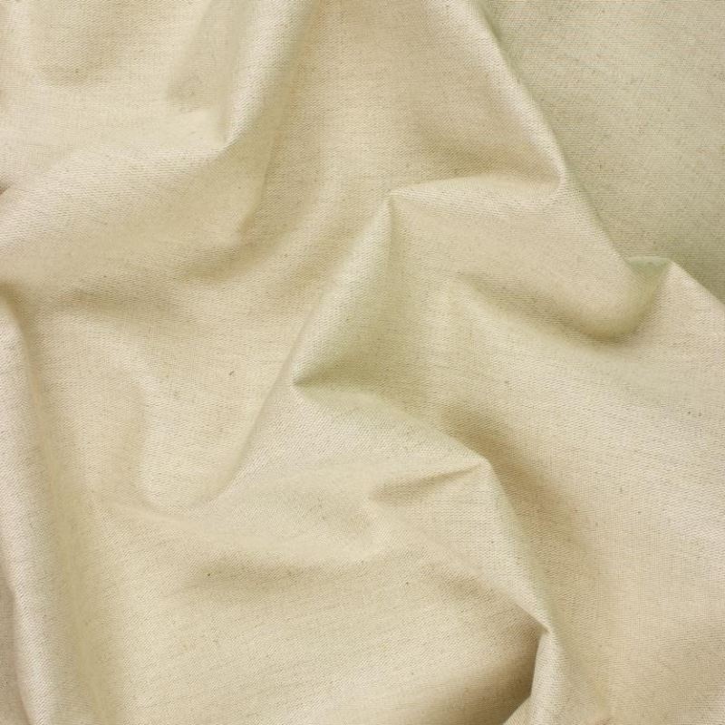 Coupon 3m Tissu Toile Bizonne Calandrée à Chaud 