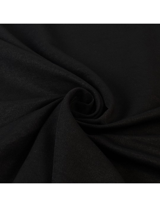 Tissu jersey uni noir