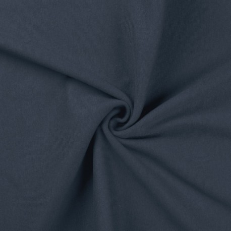 Coupon 3m Tissu Bord Cote Uni Denim 