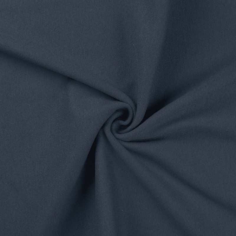Coupon 3m Tissu Bord Cote Uni Denim 