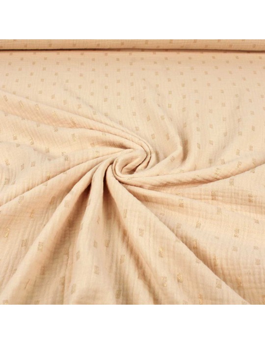 Tissu voile de coton à carreaux
