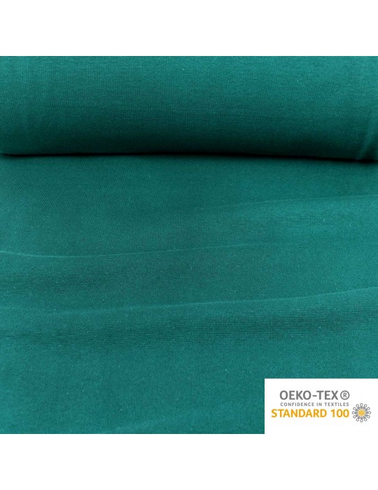 Tissu bord-côte tubulaire 35 cm vert