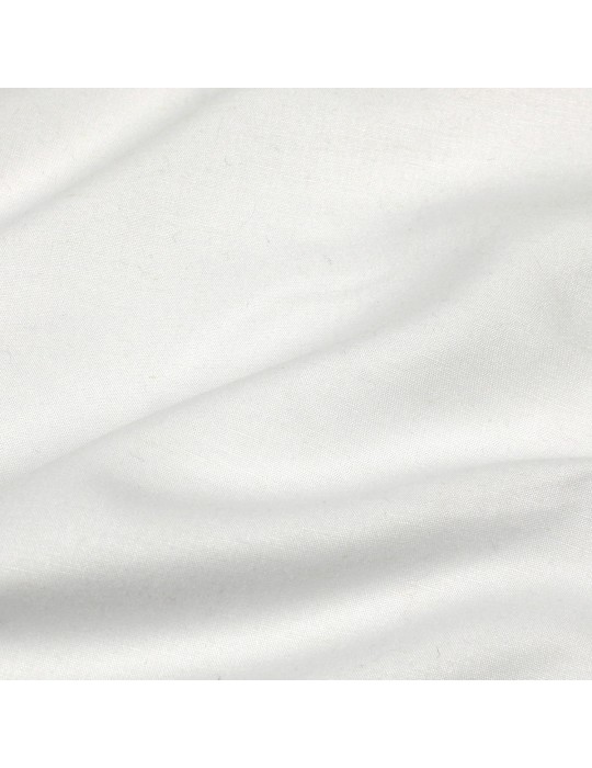 Coupon habillement uni 150 x 140 cm blanc