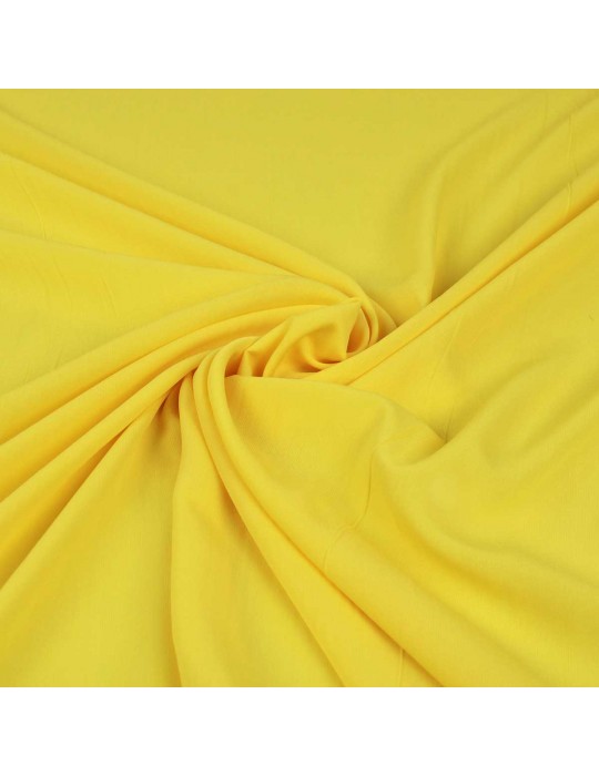Tissu mousseline uni jaune