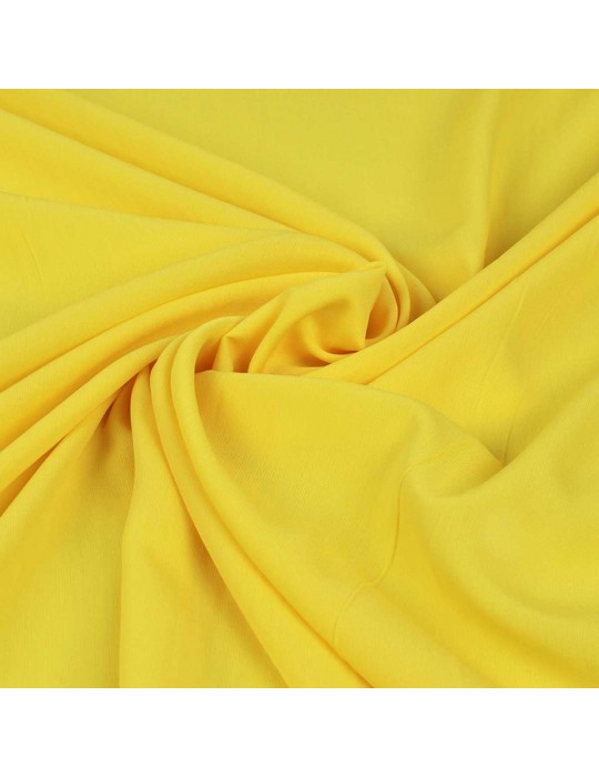 Tissu mousseline uni jaune