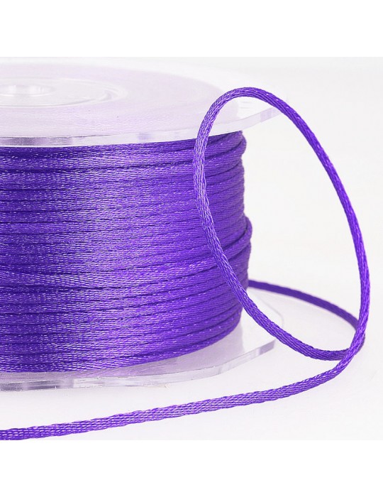 Cordon queue de rat 2 mm violet