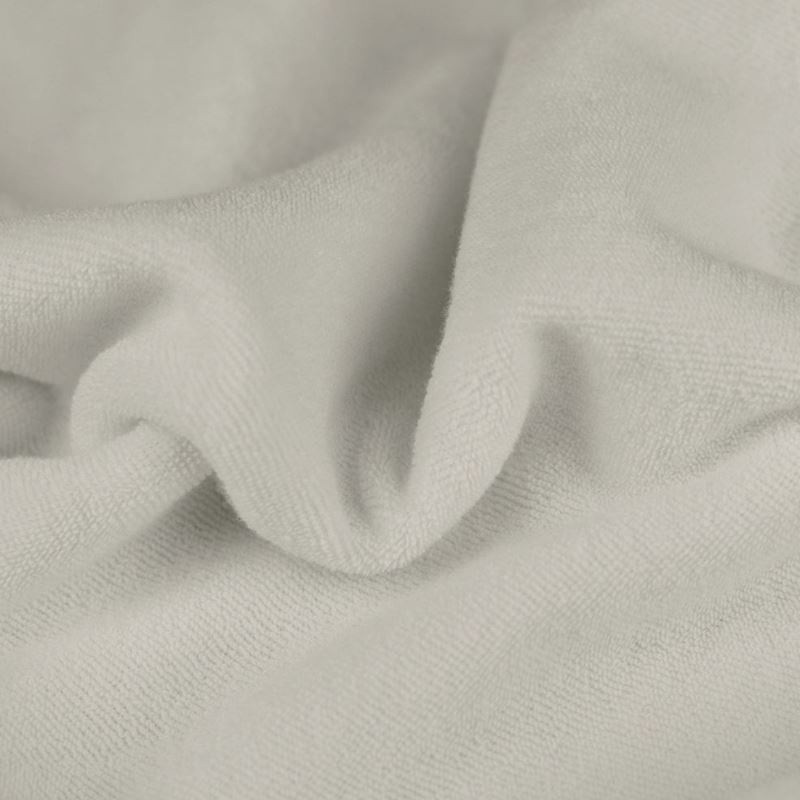 Coupon 3m Tissu Eponge Mini Bouclette Bio Ecru