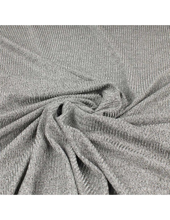 Tissu jersey gris chiné