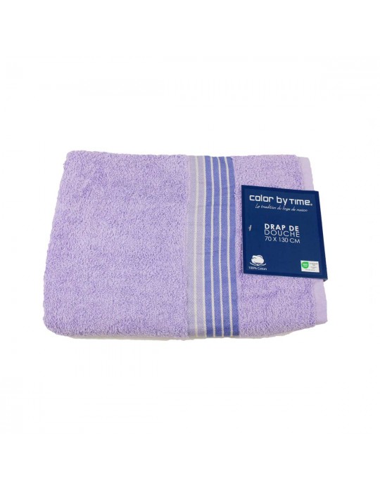 Drap de bain violet 70 x 130 cm
