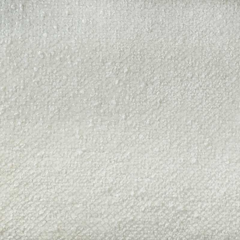Coupon 3m Tissu Bouclette Eric Teflon Blanc